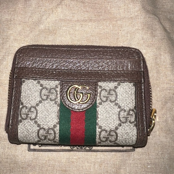 GUCCI Ophelia Card Case Wallet - ID slot in back - Picture 1 of 4